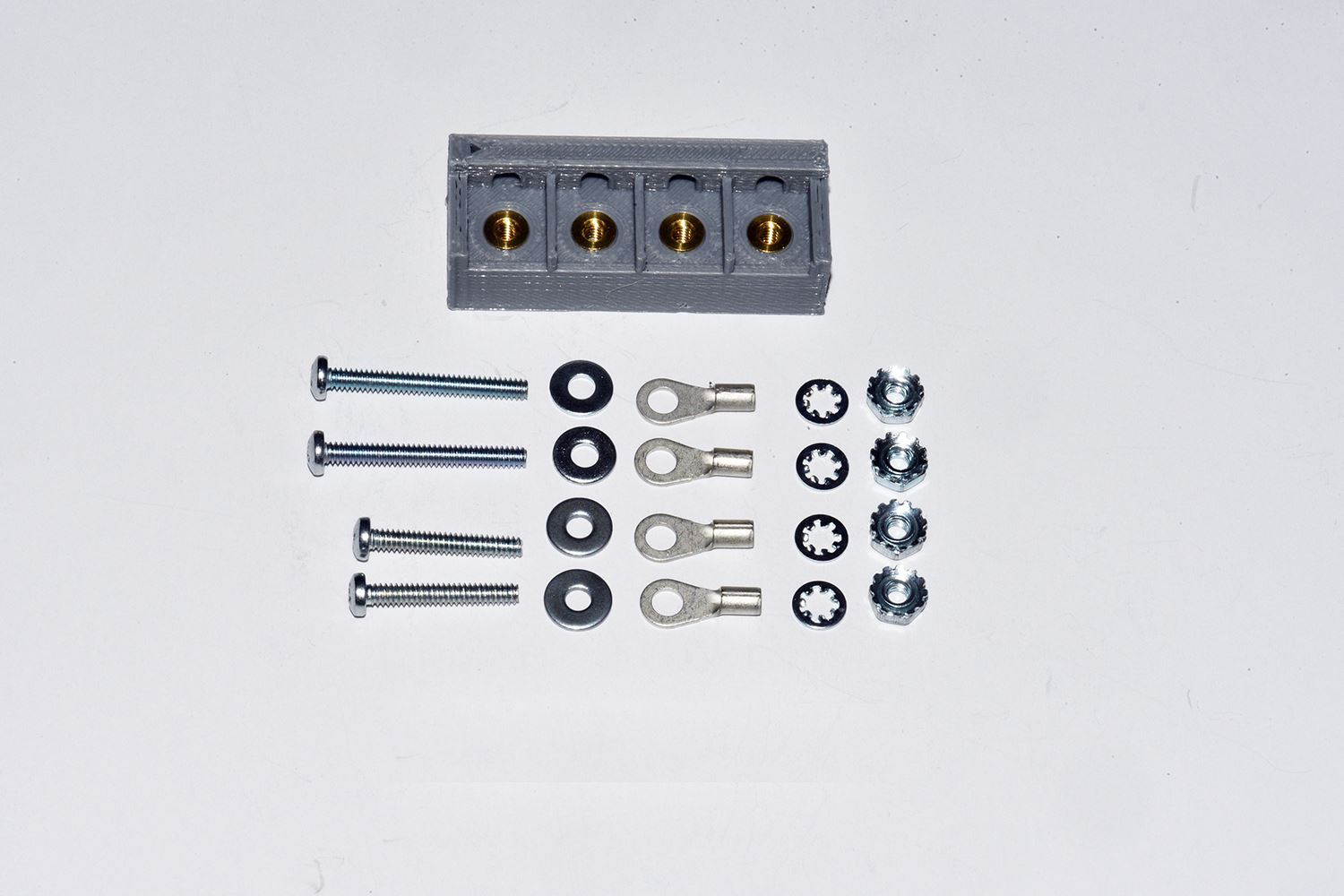 SMT Designs. 4 Terminal Through Mount Connector Block Kit